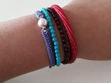 又一条纯色的  八根线稍微粗了点好像 谁让我手腕子粗😔