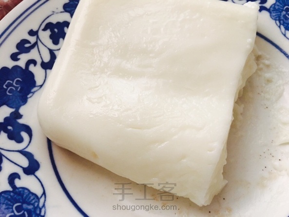 做了白白的杏仁豆腐给恢复身体的老婆婆尝尝...... 第8张