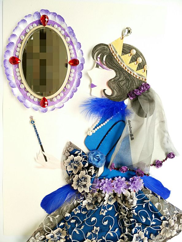 平面布艺人物画😊
小剧场:白雪公主外传