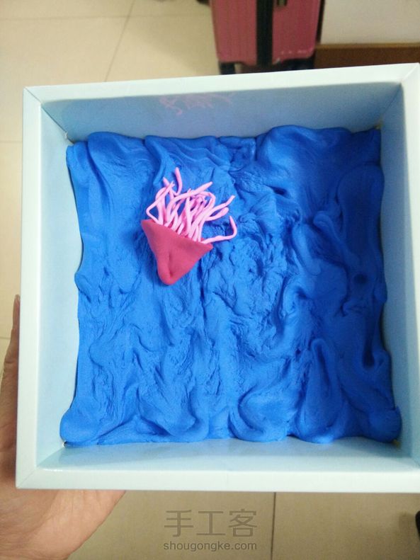 做了两个晚上，非常漂亮！比捏人相对简单，小丑鱼特别可爱。 第5张