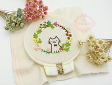 治愈系猫咪🐈手工刺绣