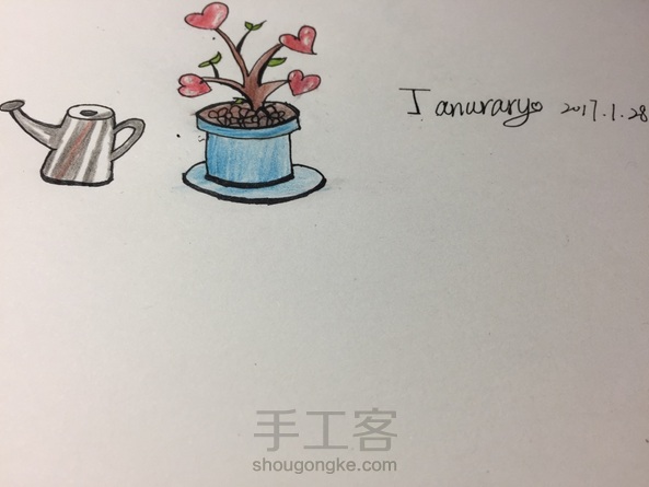 两次绘画终成功
