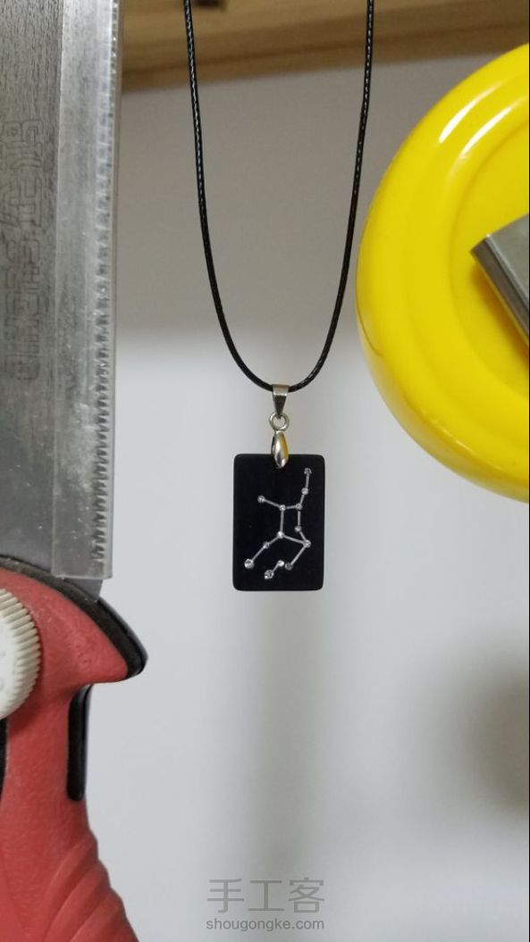小姐姐定的迷你款星座项链😆