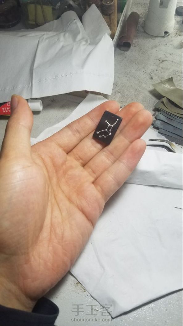 小姐姐定的迷你款星座项链😆 第1张