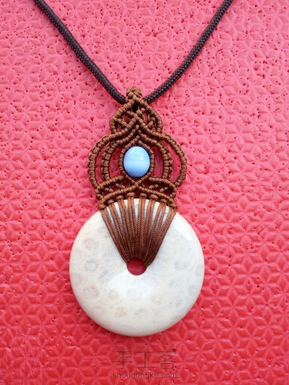 根据教程把刚买的平安扣改造一下，颜值爆表了👻