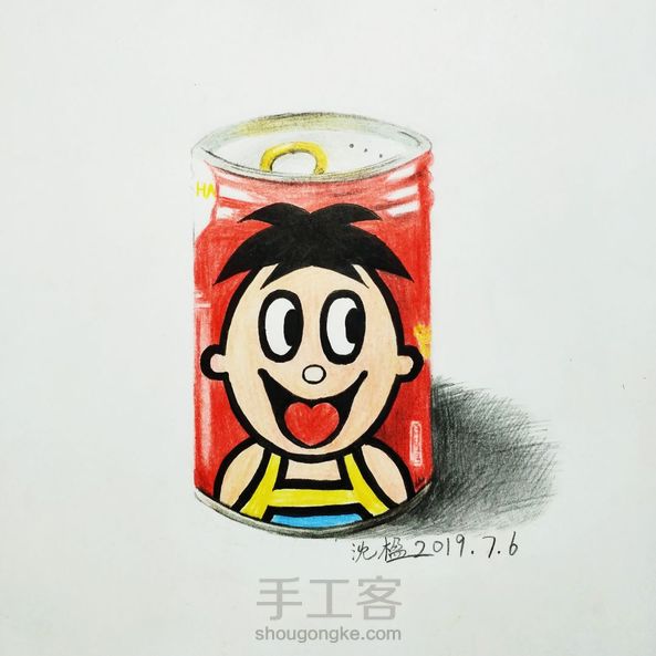 中考完啦~全校第二，全县第17~
记不清上一次画画是多久之前了🌝