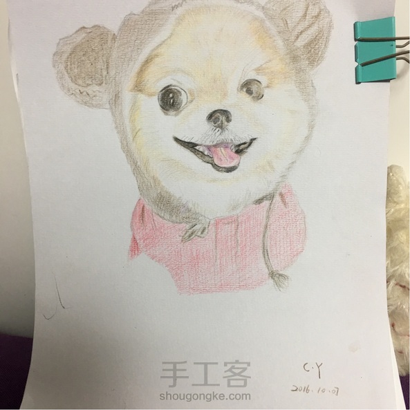 家里木有素描纸。水彩纸不太上色 第1张
