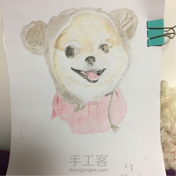 家里木有素描纸。水彩纸不太上色 第2张