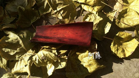 仿破竹片茶则
这血檀不错，颜色漂亮