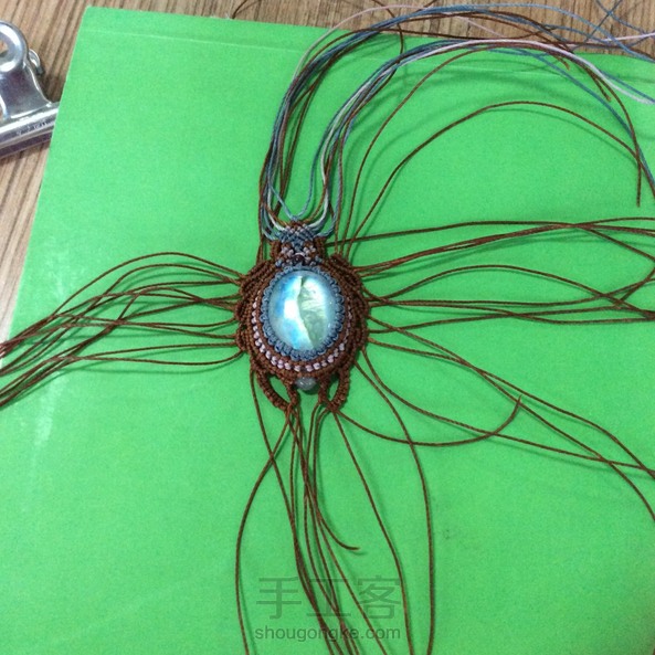 明明记得有存图啊，找不到，只能视频截图了，留底方便自己编.两边挂线25cm够了，上下需要40cm 第2张