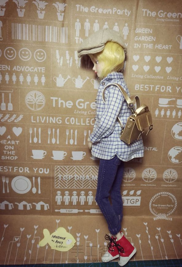 #可儿#最近做的一些东西，一个包，书架和扑克牌....想搞个娃屋让孩子们打八十分(噗)。包教程已发可戳。我还是戒不掉做包包啊！我娃缺的是鞋啊其实... 第7张