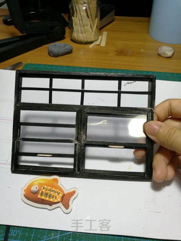 一扇窗。窗户可开。教程已发。