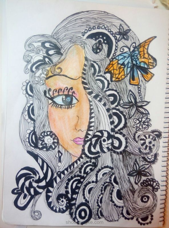 来交作业啦，细节和上色都还要再加强，绘画的时刻是能让人静心的时光 第1张