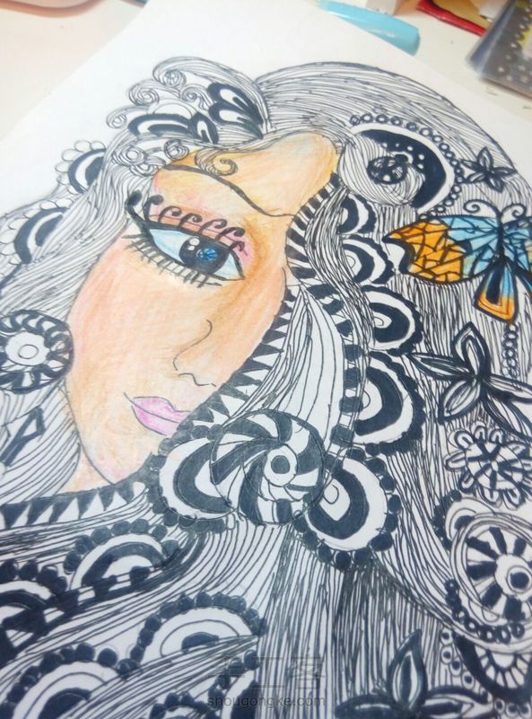 来交作业啦，细节和上色都还要再加强，绘画的时刻是能让人静心的时光 第2张