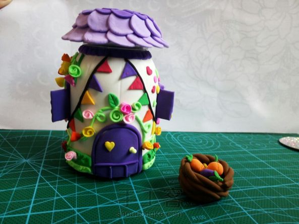 #粘土
乡间的小房子，藤萝蔓蔓 第1张