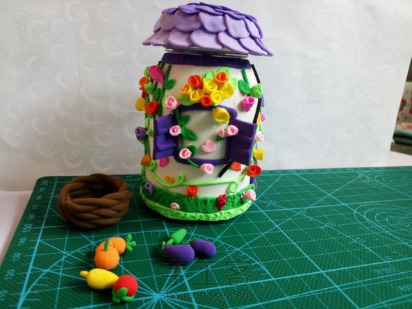 #粘土
乡间的小房子，藤萝蔓蔓 第3张