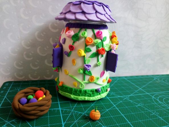 #粘土
乡间的小房子，藤萝蔓蔓 第4张