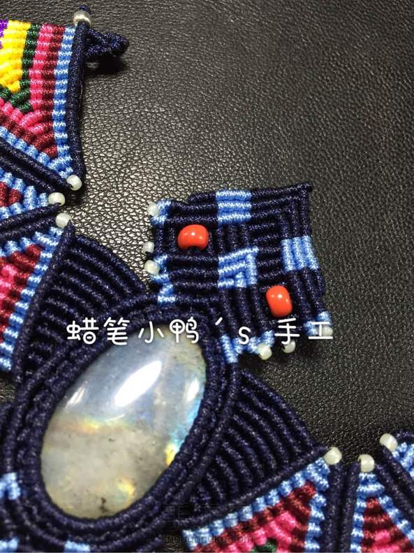 给歪歪交一个作业，材料依然是我最爱的72号玉线，还没勇气挑战蜡线编织呢！ 第3张