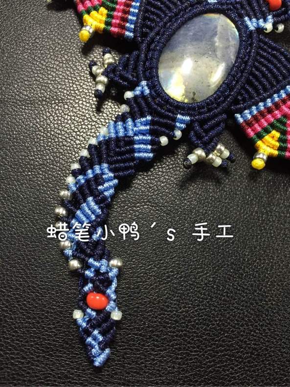 给歪歪交一个作业，材料依然是我最爱的72号玉线，还没勇气挑战蜡线编织呢！ 第4张