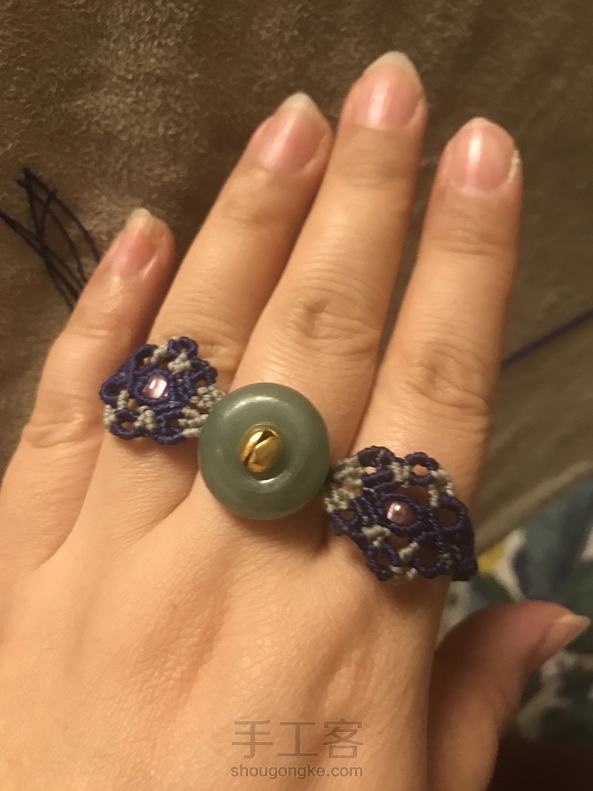 老师说的好，平安夜做的平安扣，谢谢老师鼓励