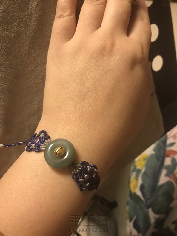 老师说的好，平安夜做的平安扣，谢谢老师鼓励 第1张