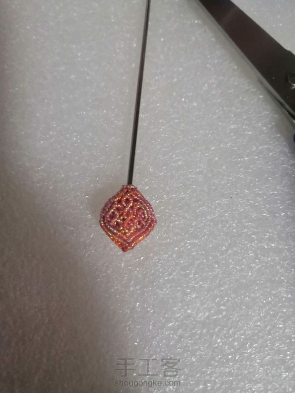 谢谢老师教程，很好看的流苏帽 第1张