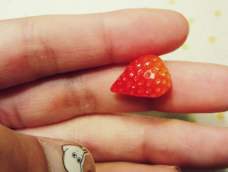 【mini软陶草莓🍓】教程已发，记得点赞，收藏，关注哦！么么哒～😚😚😚😚