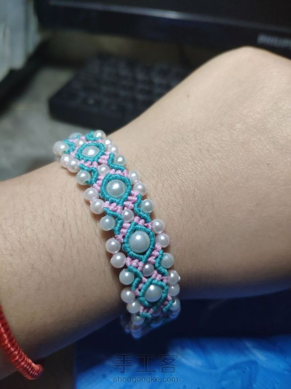 非常好的教程，做了一个珍珠款，配色有点渣😂 第1张