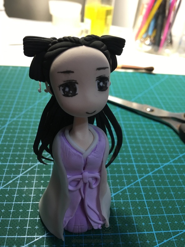 很努力了，但是还是很丑，跟大师的作品没发比，我会继续努力练习的！向大师学习！