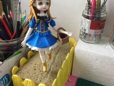 超喜欢陌颜大神的作品，手残捏不好，比例总是不对……