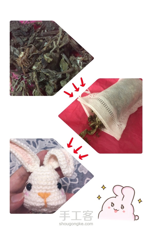 赶在六月的尾巴，终于钩好了我的端午🐰 第2张