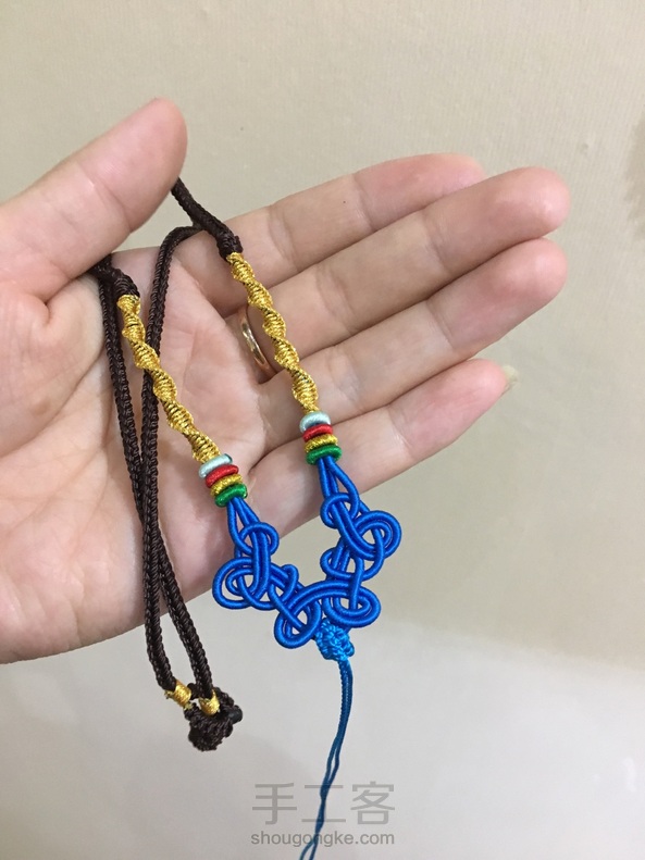 交作业，下边的平结线圈看似不是太好