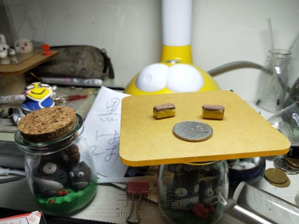 第一次做食玩😏没有成功做出那种蓬松的感觉(´-ι_-｀)颜料等了好久才干(｡･ˇ_ˇ･｡:) 第3张