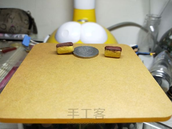 第一次做食玩😏没有成功做出那种蓬松的感觉(´-ι_-｀)颜料等了好久才干(｡･ˇ_ˇ･｡:) 第7张