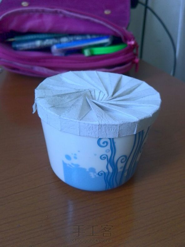 我做的杯盖！美美哒！ 第1张