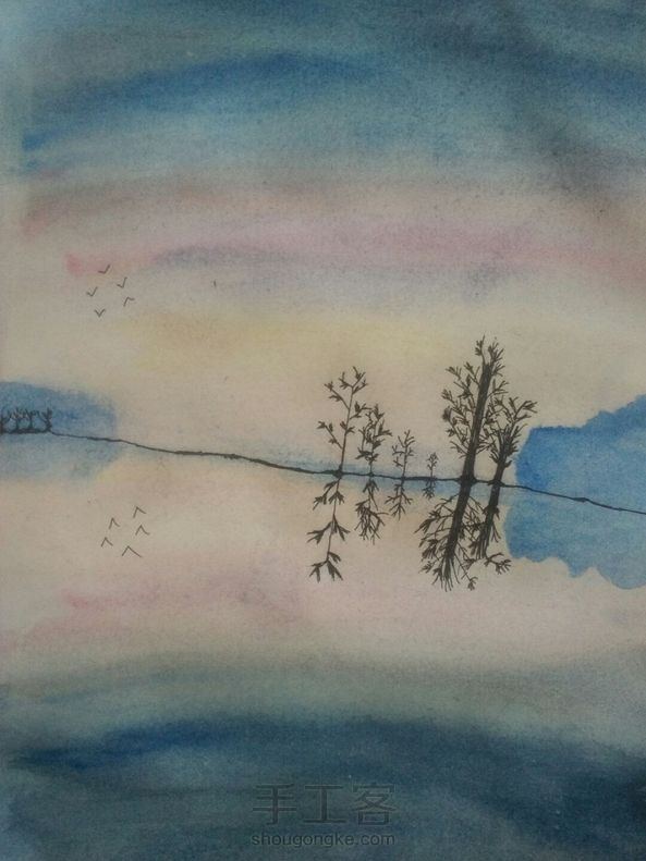 第一次画。哎呀妈呀！这也忒丑了吧！我都不想再说些啥了，，，，，