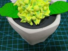 粘土绣球花