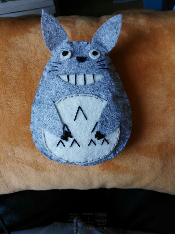 做了最喜欢的龙猫，初次手艺，勿怪😁 第1张