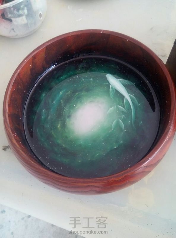 星空鱼，步骤图补充，由于第一次发布的时候没找到这些，希望大家谅解，关注我可以找到全部图片。谢谢！ 第6张