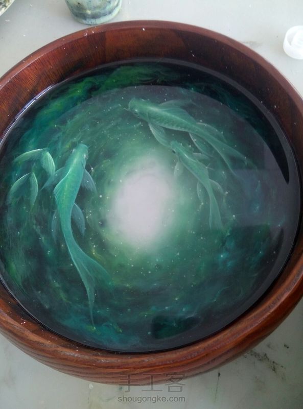 星空鱼，步骤图补充，由于第一次发布的时候没找到这些，希望大家谅解，关注我可以找到全部图片。谢谢！ 第7张