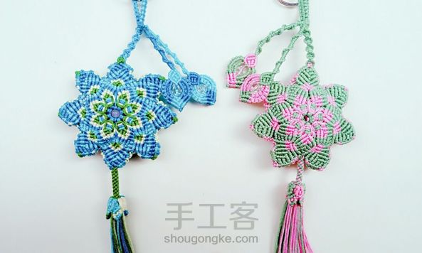 美美哒绳编挂饰，图文教程（一）已出，静待9月25日直播 第1张