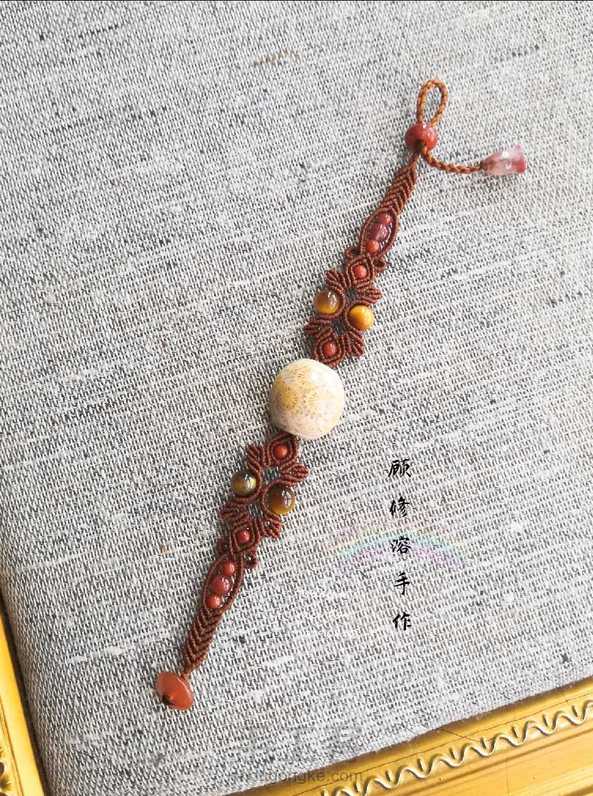 根据志宝老师的教程编的手绳，谢谢老师的教程！