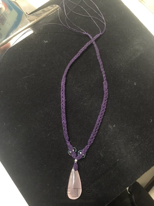 项绳太短了，拍照留念。然后剪了 第1张