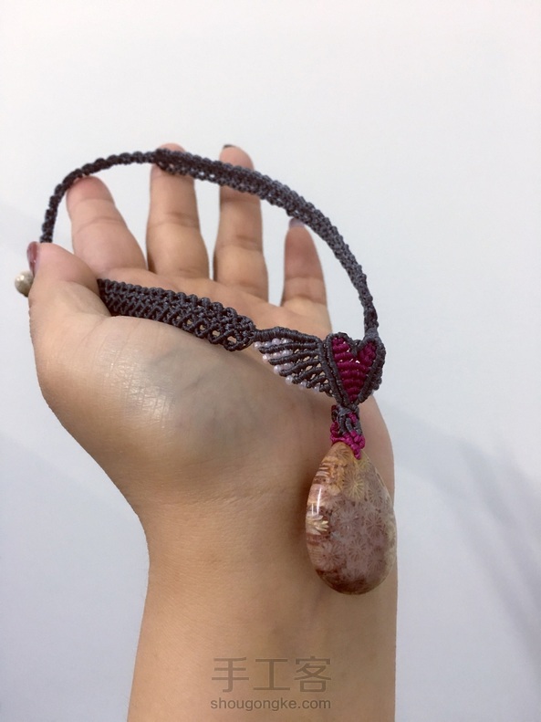 交个作业~自己第一个choker ~改造了一下~衔接处处理的还是不太好~😁 第1张