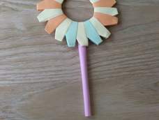 做到一半的时候，橙色有点不够了，一种有颜色五张，挺不错的😊