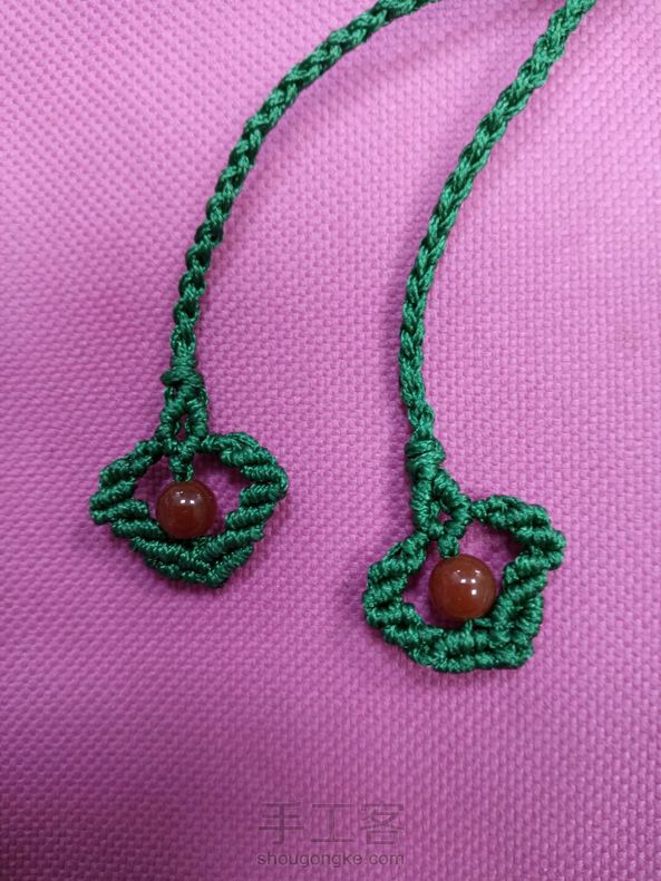 线留短了，只能编一半了 第1张