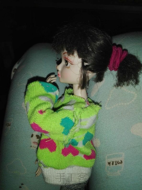 #可儿#结夜洁扎了个头发要不要剪短前面的水滴