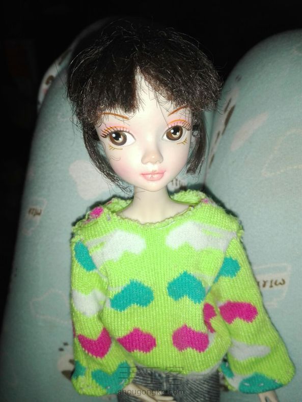 #可儿#结夜洁扎了个头发要不要剪短前面的水滴 第1张