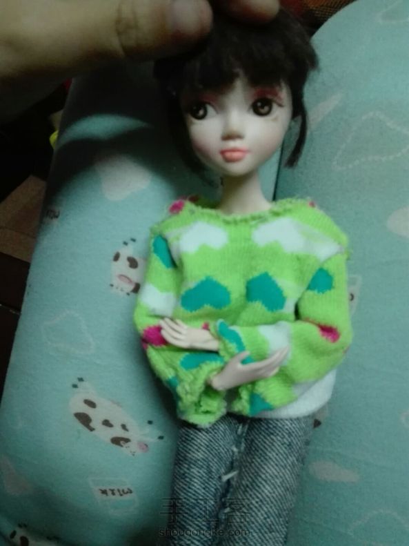 #可儿#结夜洁扎了个头发要不要剪短前面的水滴 第2张