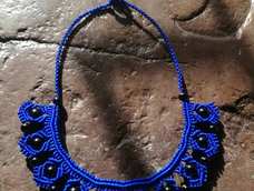 又编了一条蓝色的～